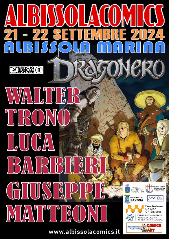 Albissola Comics
<a href="/AlbissolaComic1/">Albissola Comics</a>
·
24s
ALBISSOLACOMICS 2024 (21/22 september) Albissola Marina - Italy: albissolacomics.it