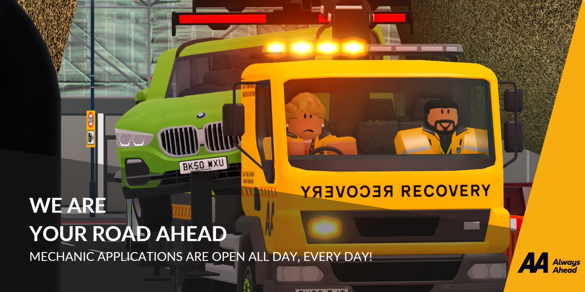 Join us on the road ahead! Become a Mechanic with The Automobile Association today and be the one to help the community when others can’t (we all know who we're talking about). Connect with us here: discord.gg/qQA6pwRbfy