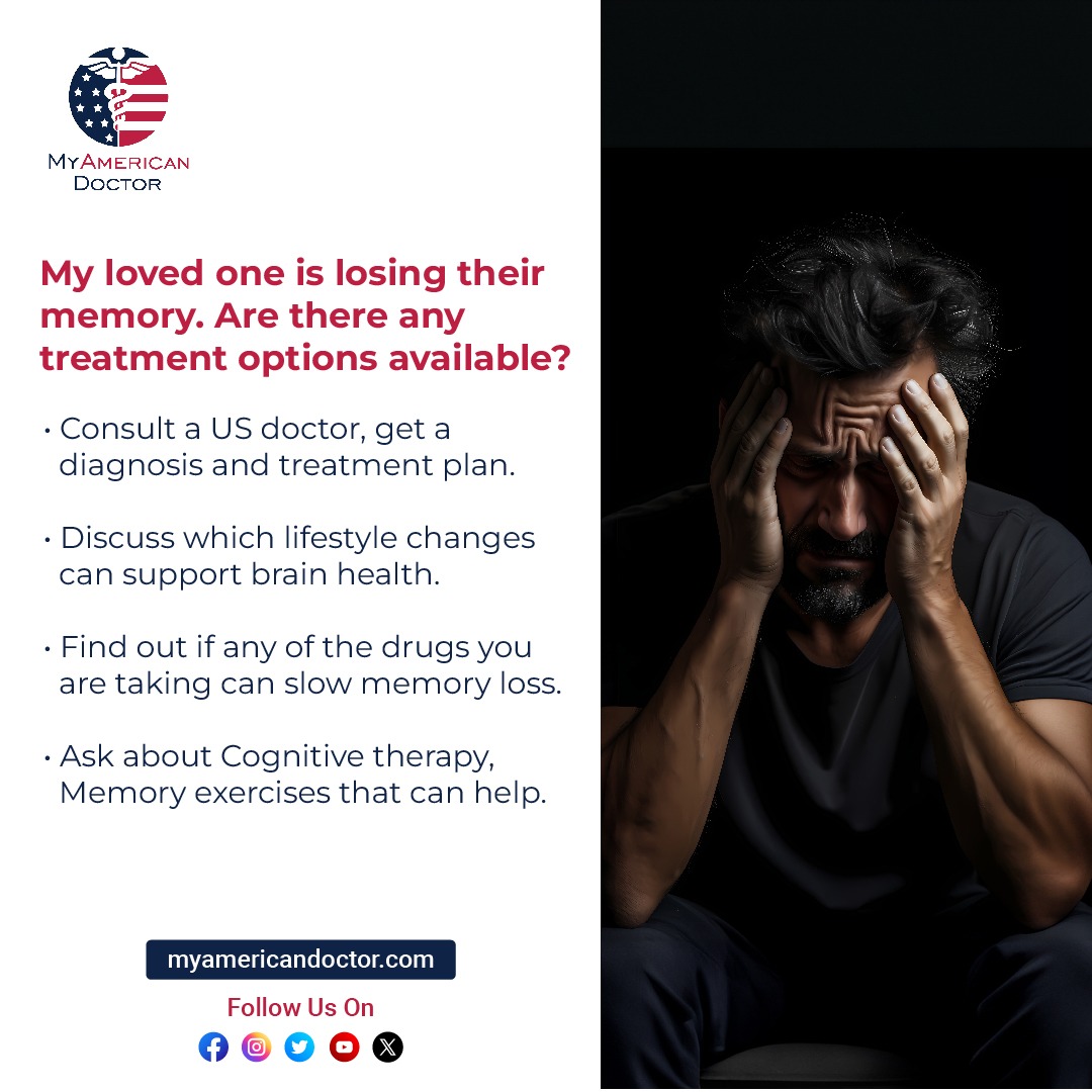 myamericandr's tweet photo. #Consult an #Americandoctor from the comfort of your home to get a diagnosis and an evidence based treatment plan for #MemoryLoss based on the latest guidelines

#MyAmericanDoctor
#ConsultAmericandoctor
#Telemedicineconsult
#SecondOpinion
#ExpertOpinion
#LatestTreatmentOptions https://t.co/cUinu6F7UQ