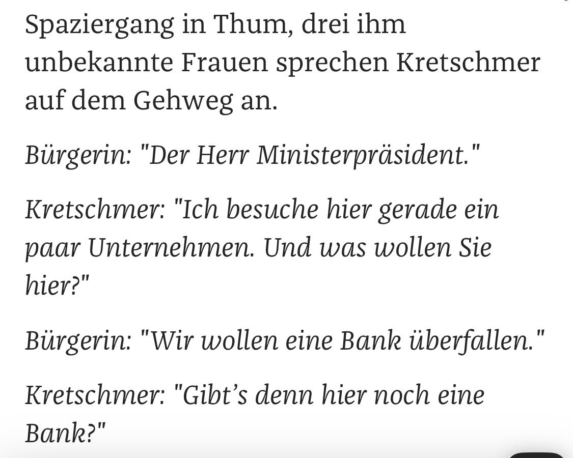 angeliqueries's tweet photo. Witzig in Thum. #Kretschmer @anne_haehnig in @zeitonline https://t.co/v5m98k7X2s