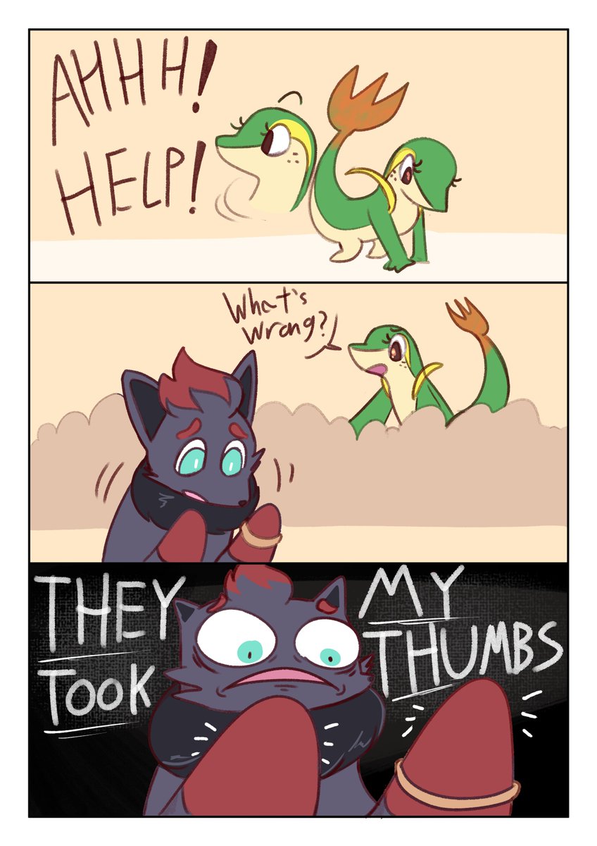 The shock of becoming a pokemon
colored sketch comic for The_Hero_Unsung