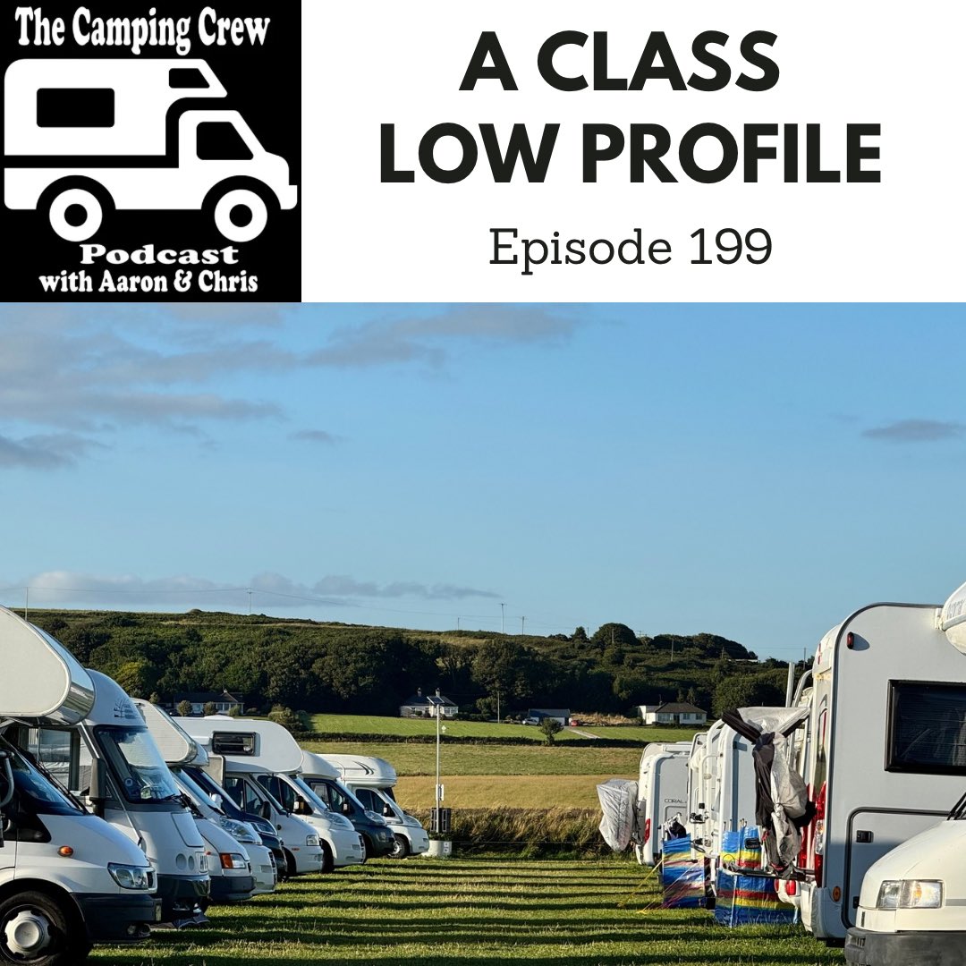 A class low profile - Episode 199 of The Camping Crew Podcast is out now. On your Podcast app, Spotify or online here: podcasters.spotify.com/pod/show/the-c…

#Podcast #motorhome #vanlife #camping #camper #campervan #caravan #campingireland #irishcamping #Spotify #CampingPodcast