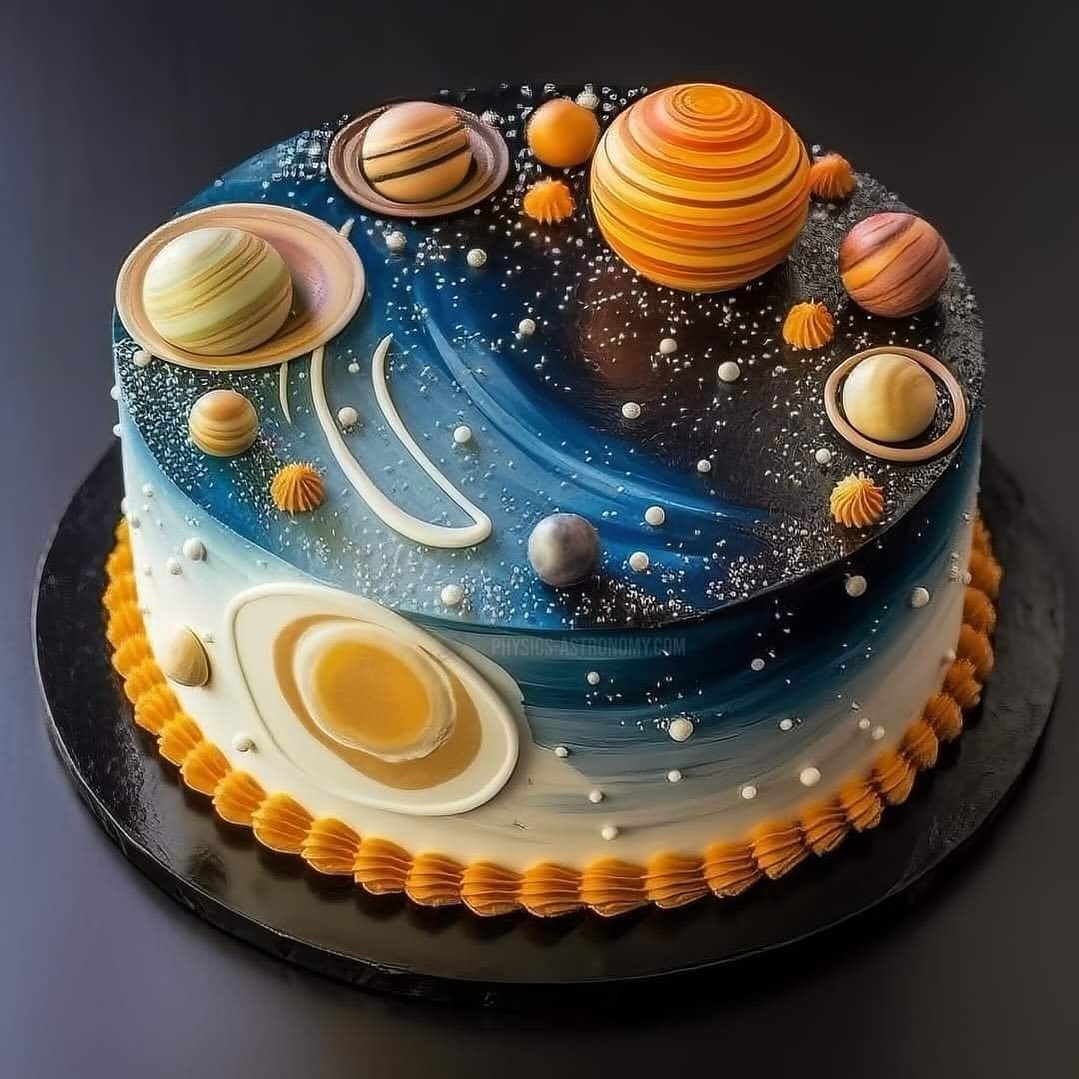 El pastel perfecto para los amantes de la astronomía