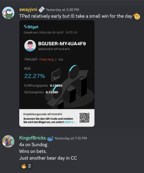 CorgiCalls's tweet photo. While normies are getting rekt, our Corgi Calls members are busy printing 💸 

Check out those massive profit brags from our latest signals—this could be you! 

If you're still on the sidelines, ask yourself—why aren't you making these gains? https://t.co/sRZEoYcoXP