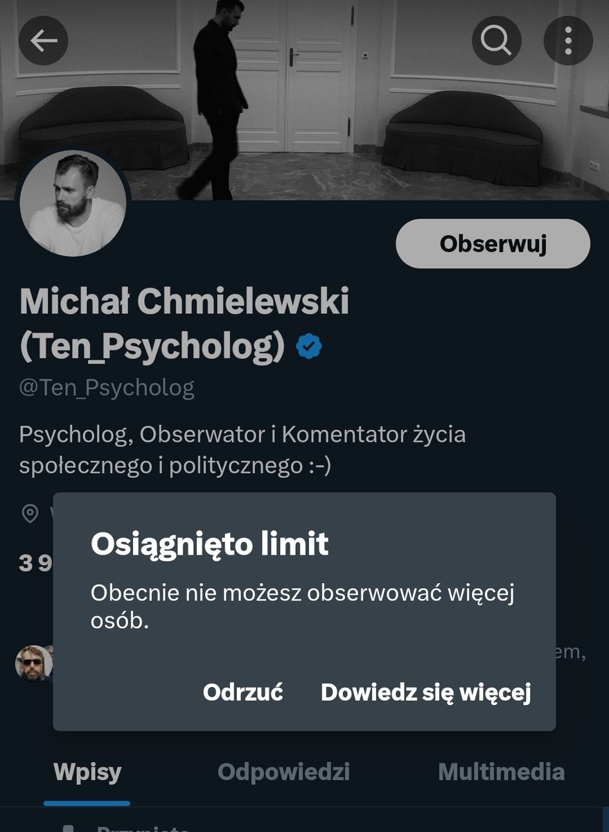 Elton Musk zakazuje mi obserwować osoby z naszego otoczenia!! Cenzura jak u Trumpa