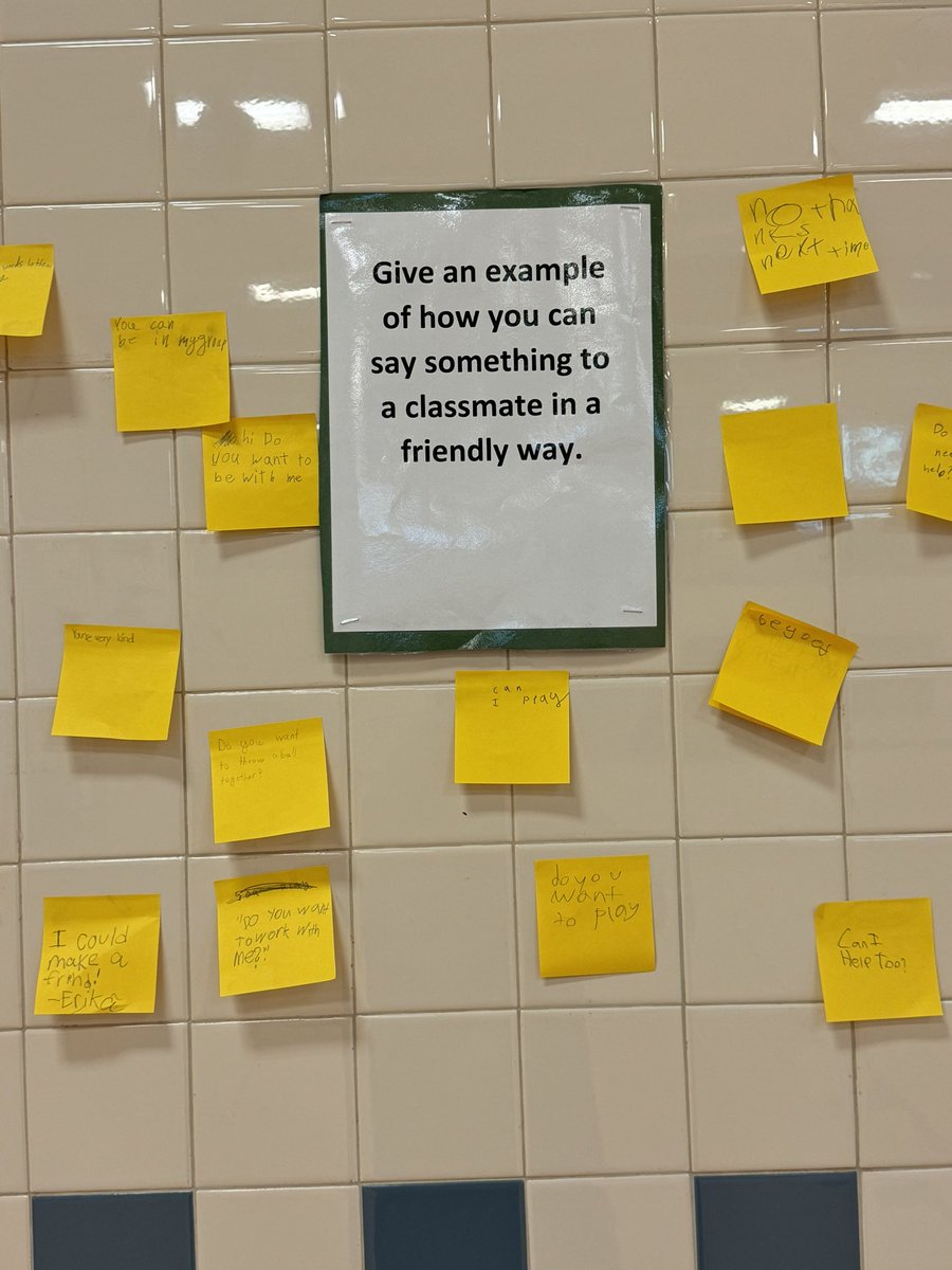 Setting the tone for PE at Oakton ES this year. Students 
share ideas on how to have a successful year in PE.