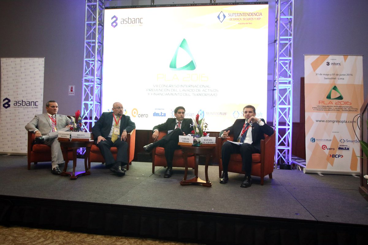 CanalSinTapujos's tweet photo. El Dr. Carlos Wiesse Asenjo y el Fiscal de Lavado de Activos, Rafael Vela Barba, participaron como ponentes en la conferencia organizada por ASBANC, la Asociación de Bancos del Perú.
#CarlosWiesseAsenjo #CarlosWiesse #Wiesse #Asenjo #ASBANC #RafaelVela https://t.co/lWGrUgCbXp