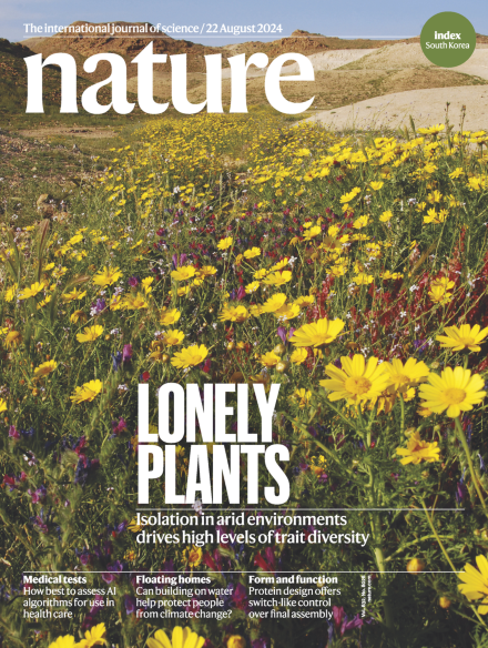 What a nice cover <a href="/Nature/">nature</a> has this week 😀 If you want to learn more about the paper behind this cover and about the unexpectedly high functional diversity of dryland flora see rdcu.be/dRBA1