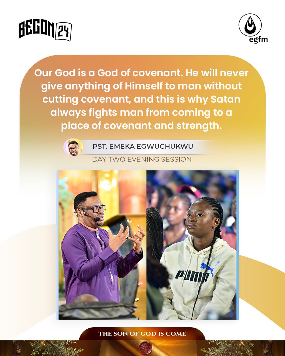 EGFMfountain's tweet photo. Below are some excerpts from Pastor Emeka Egwuchukwu's ministration of God's Word at #BECON24 Day 2 Evening Session.
#PstEmeka #BECON24 #EGFM https://t.co/J4LCtjX8SO
