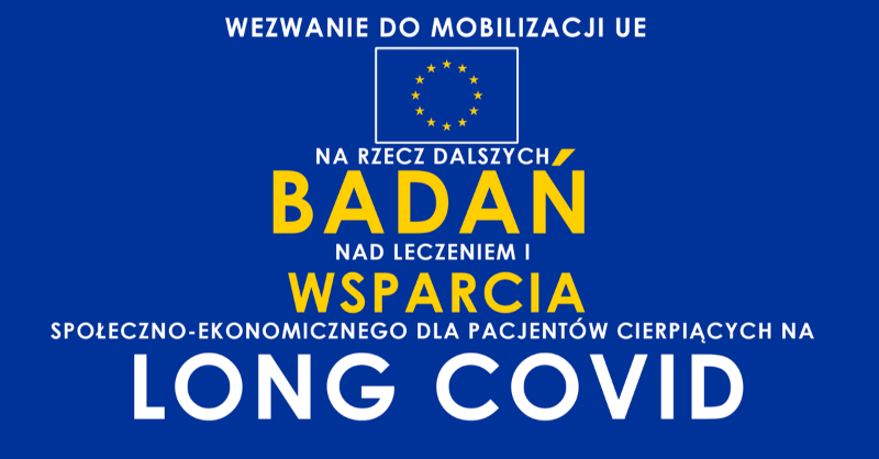 thinklongcovid's tweet photo. 🖋️ Podpisz petycję! 🔗 https://t.co/YOfc316nes
Apel o mobilizację Unii Europejskiej na rzecz badań nad leczeniem oraz wsparciem społeczno-ekonomicznym dla pacjentów z #LongCovid