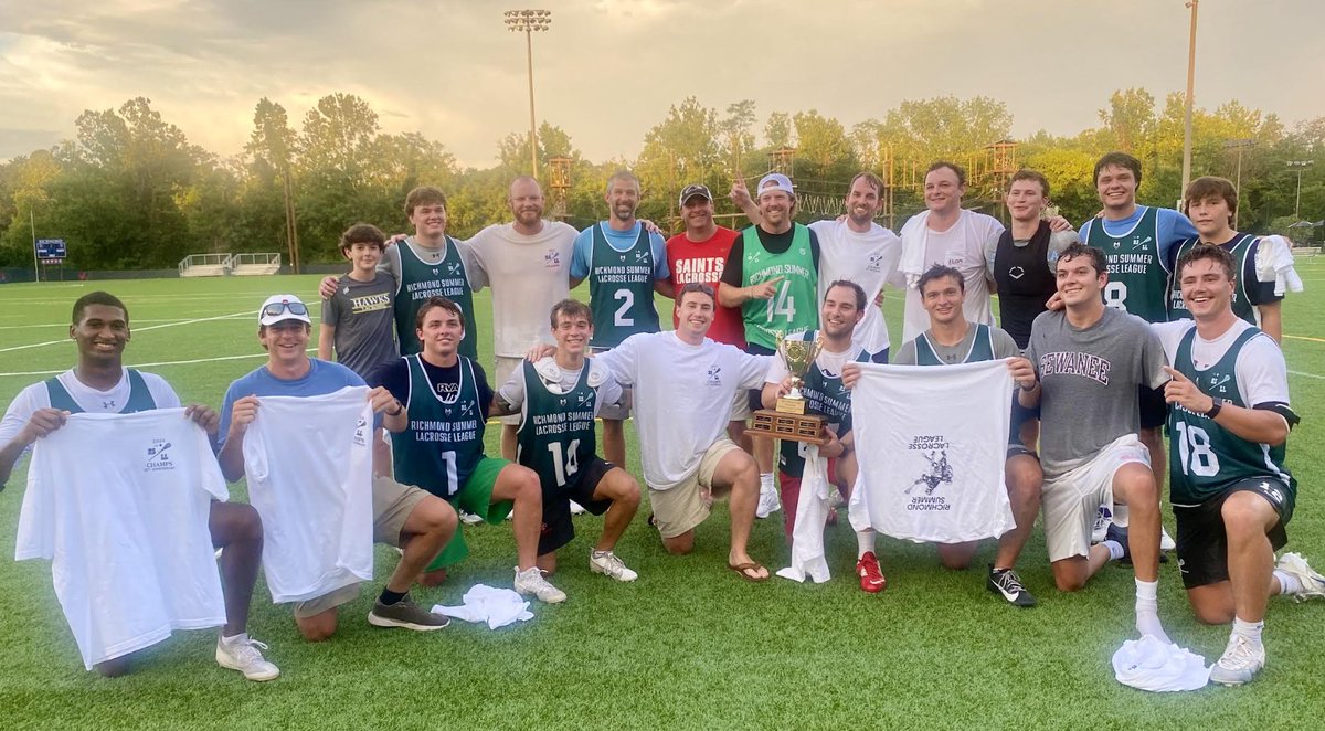 STCAthletics's tweet photo. Summer Lacrosse News
The Saints took two championships in the Richmond Summer Lacrosse League, one earned by current Saints, and another from a team full of StC alums at the Adult level.
#StCVALax https://t.co/isdJMsZmJZ