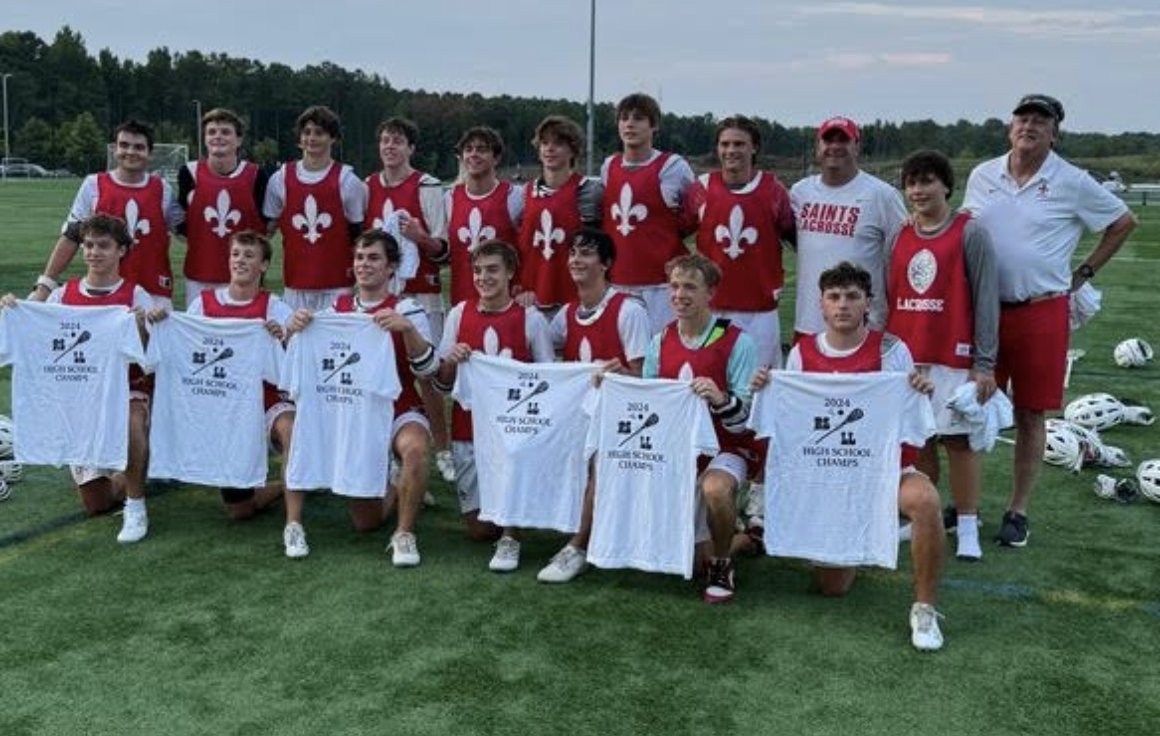 STCAthletics's tweet photo. Summer Lacrosse News
The Saints took two championships in the Richmond Summer Lacrosse League, one earned by current Saints, and another from a team full of StC alums at the Adult level.
#StCVALax https://t.co/isdJMsZmJZ