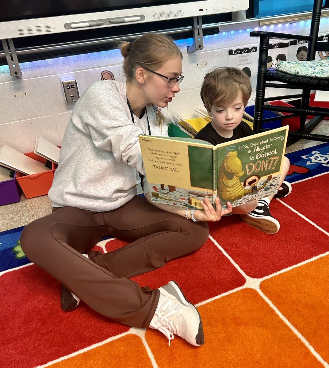 Ballard - Academies of Louisville (@ballard_aofl) on Twitter photo The Teaching, Learning, & Leadership Pathway students met their Kindergarten Bruin Buddies today at Wilder Elementary! They modeled fluency components while also emphasizing foundational reading skills. #Bruins
<a href="/Bruin_Principal/">Jason Neuss</a> <a href="/AcademiesofLou/">AcademiesofLou</a> <a href="/JCPSDirAofL/">Mary Beth Smith</a> <a href="/JCPSHighEA_AofL/">Kim Morales</a> The Teaching, Learning, & Leadership Pathway students met their Kindergarten Bruin Buddies today at Wilder Elementary! They modeled fluency components while also emphasizing foundational reading skills. #Bruins
<a href="/Bruin_Principal/">Jason Neuss</a> <a href="/AcademiesofLou/">AcademiesofLou</a> <a href="/JCPSDirAofL/">Mary Beth Smith</a> <a href="/JCPSHighEA_AofL/">Kim Morales</a>