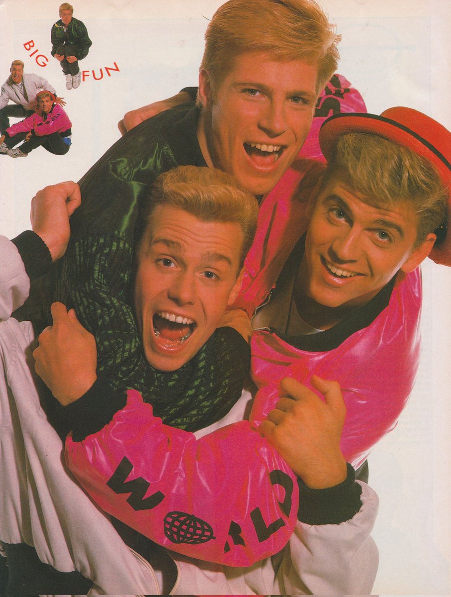 myfizzypop's tweet image. Of course I was eager to get to know new #StockAitkenWaterman boy band #BigFun when they got a whole #SmashHits spread 35 years ago #onthisdayinpop in 1989! They were the heaven I needed, delivering frivolous but satisfying pop romps into the UK top ten...
onthisdayinpop.com/2015/04/big-fu…