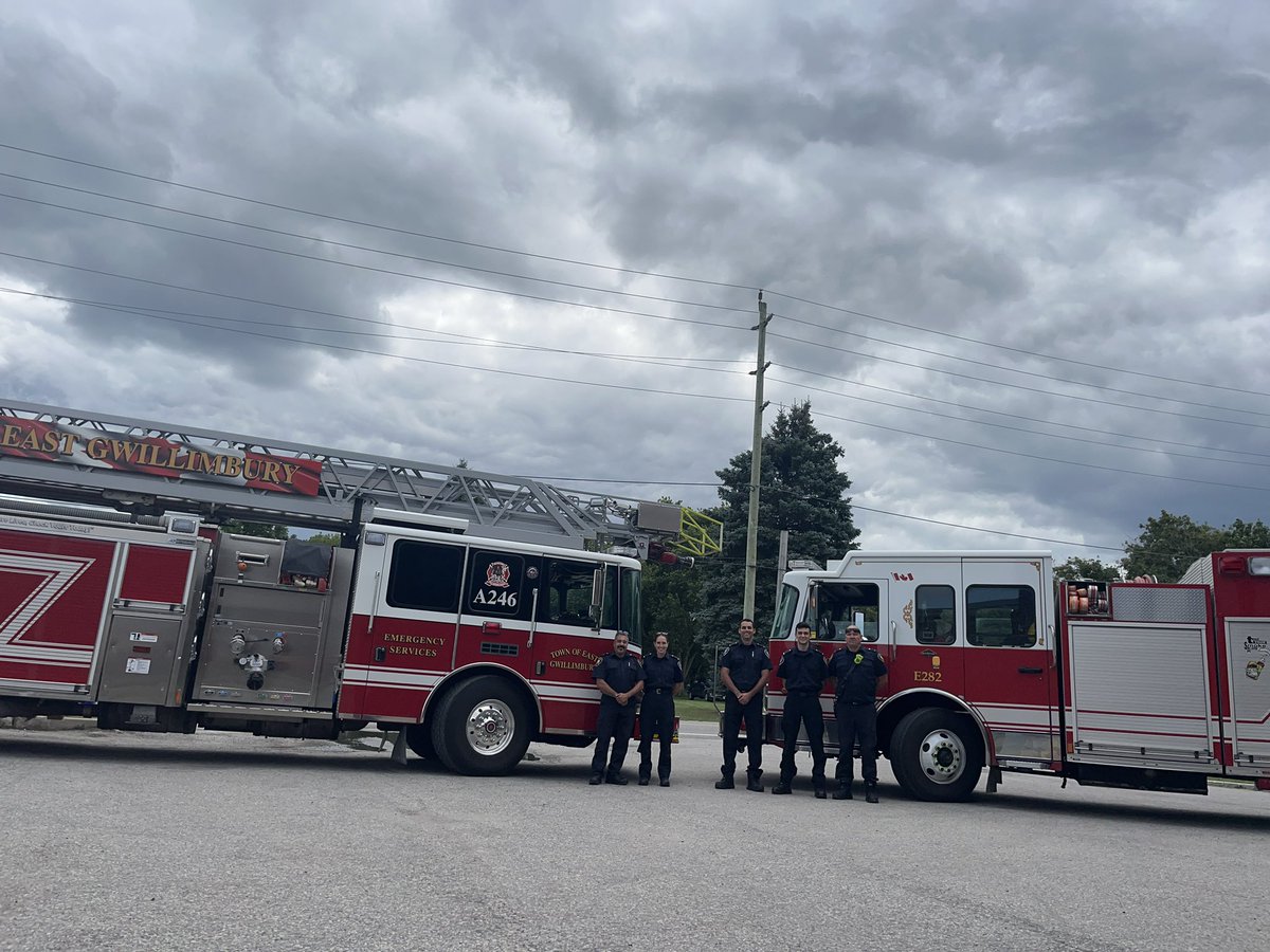 egpffa's tweet image. Historic moment for our fire department: for the first time, we have two full run trucks ready to serve and protect our community.