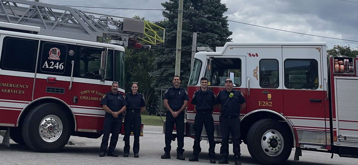 egpffa's tweet image. Historic moment for our fire department: for the first time, we have two full run trucks ready to serve and protect our community.