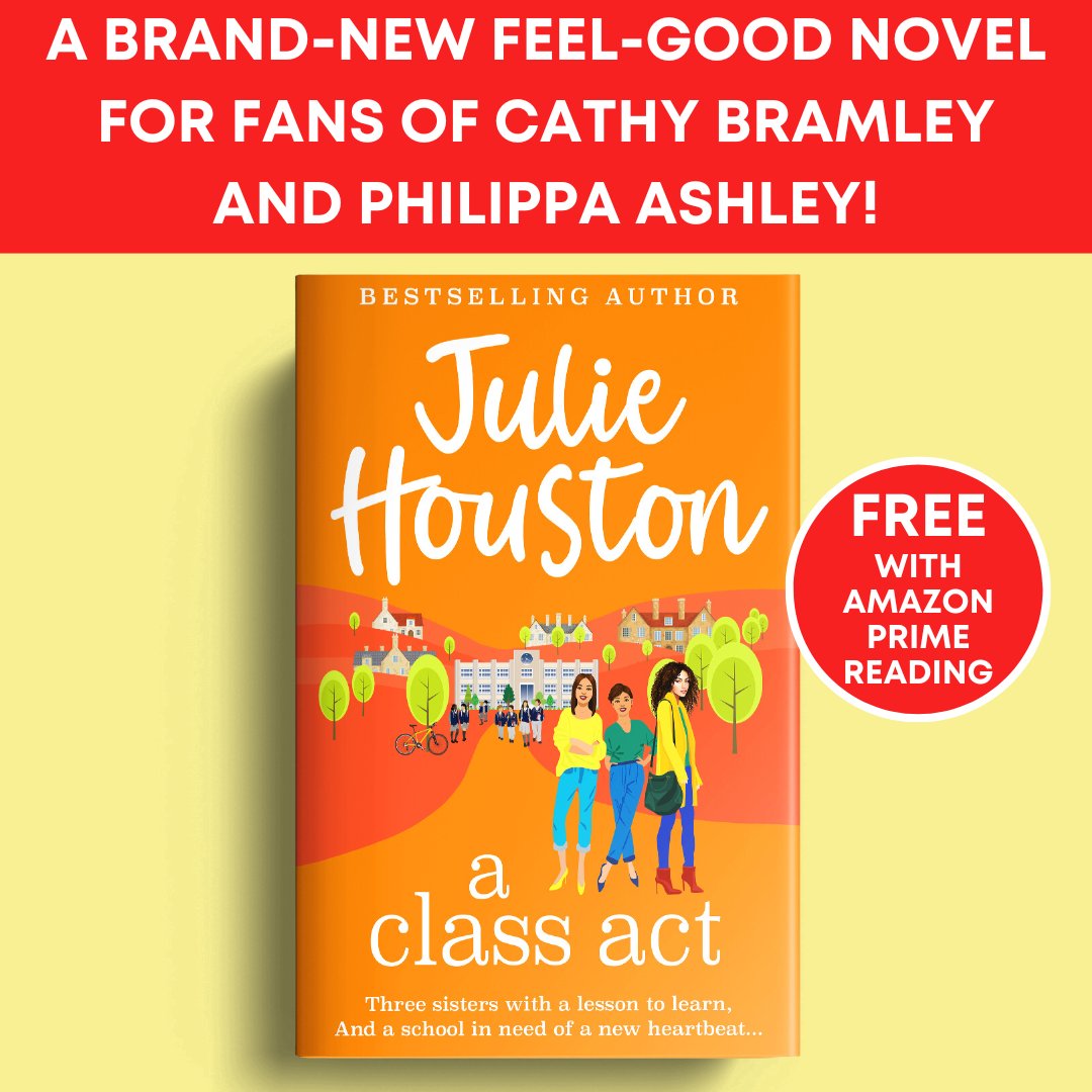 A CLASS ACT 
My brand new book
ABSOLUTELY FREE 
With #AmazonPrime  
or just 99p!! 

Mybook.to/ClassActSocial 

"The best yet from Houston. Such a great story with relatable characters honestly couldn’t put it down. Really made me giggle in places..." 

<a href="/BoldwoodBooks/">Boldwood Books</a>