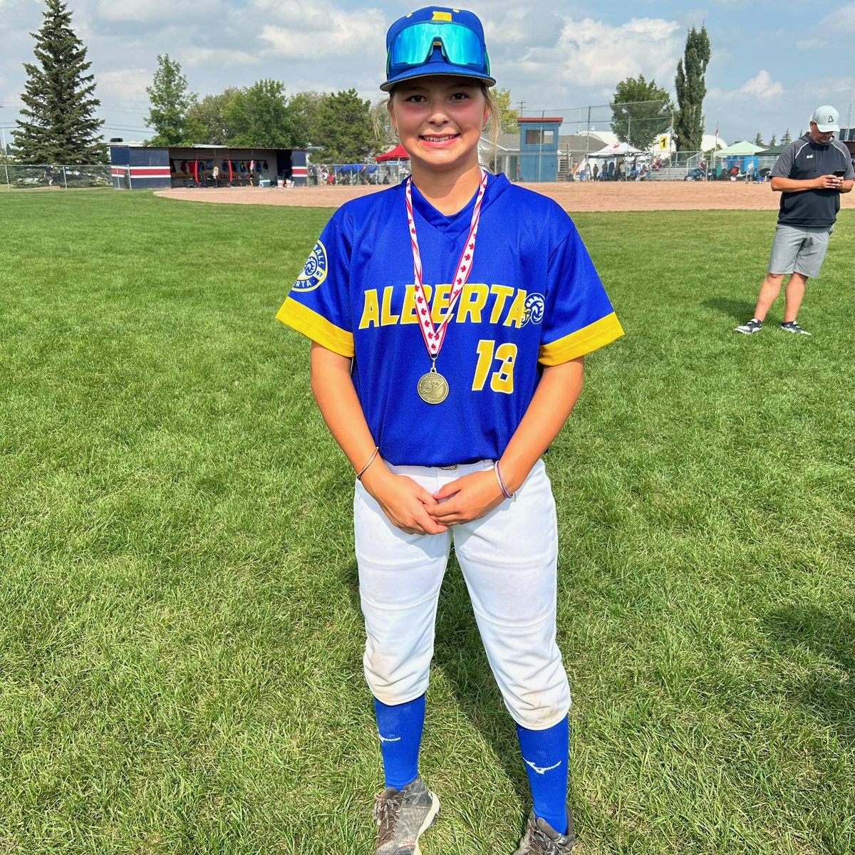 SJP U13AA's Cora Rydel played for Team Alberta this past weekend at the U14 Girls Western Canada Baseball championships in Spruce Grove. Cora and team Alberta went 4-1 on their way to a gold medal finish. Congratulations, Cora!