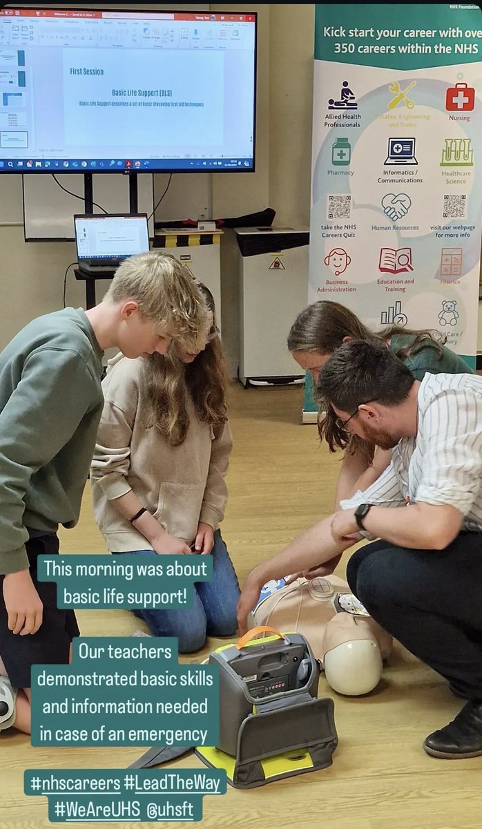 Widening Participation at UHS (@uhs_wp) on Twitter photo What a fantastic day it was hosting our first careers insight day at <a href="/UHSFT/">University Hospital Southampton 💙</a>.
Thank you to all of our colleagues who supported this event and our students for attending. What a fantastic day it was hosting our first careers insight day at <a href="/UHSFT/">University Hospital Southampton 💙</a>.
Thank you to all of our colleagues who supported this event and our students for attending.