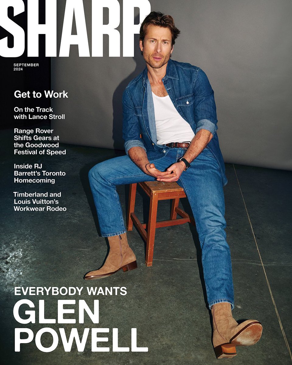Sharp Magazine (@sharpmagazine) on Twitter photo Presenting our September 2024 cover star <a href="/glenpowell/">Glen Powell</a>! The actor of ‘Twisters’ and ‘Hit Man’ reflects on his rise to the top as one of Hollywood’s biggest leading men. But after years of hustling, <a href="/glenpowell/">Glen Powell</a> insists he won’t take any of it for granted.
On newsstands August 27th Presenting our September 2024 cover star <a href="/glenpowell/">Glen Powell</a>! The actor of ‘Twisters’ and ‘Hit Man’ reflects on his rise to the top as one of Hollywood’s biggest leading men. But after years of hustling, <a href="/glenpowell/">Glen Powell</a> insists he won’t take any of it for granted.
On newsstands August 27th
