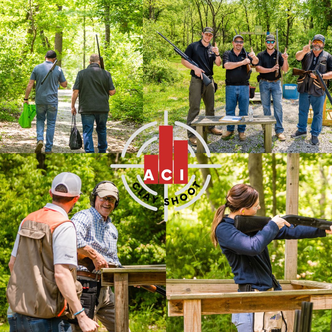 Allied Construction Industries (@aci_cincinnati) on Twitter photo The ACI October Clay shoot is SOLD OUT! Register now for the December 5 event while there are still spots available. Links to registration for all upcoming ACI events here: aci-web.com/events/ The ACI October Clay shoot is SOLD OUT! Register now for the December 5 event while there are still spots available. Links to registration for all upcoming ACI events here: aci-web.com/events/