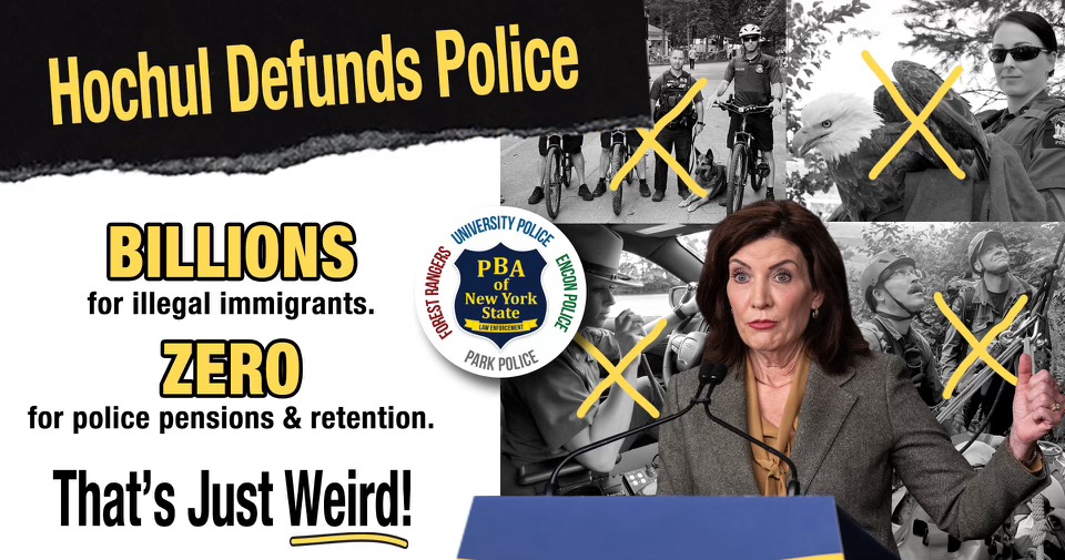 BILLIONS for Illegal Immigrants - ZERO for Police Pensions &amp; Retention #ThatsJustWeird