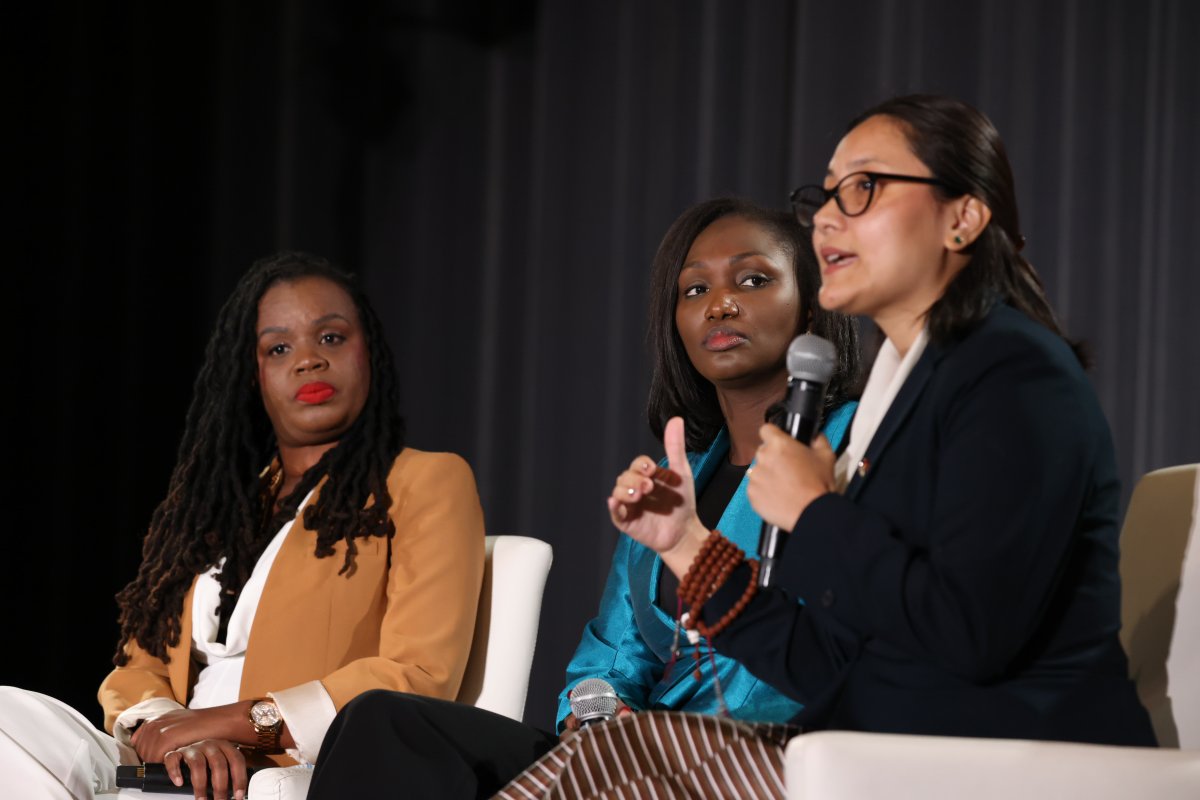 #ILF2024: <a href="/NDI/">National Democratic Institute</a> Board Member <a href="/ryebarcott/">Rye Barcott</a> moderated a discussion w/ <a href="/PascaleSolages/">Pascale Solages</a>, @tenchunzii, &amp; <a href="/antabacar2024/">Anta Babacar Ngom Diack 2024</a> on how political parties &amp; other stakeholders can empower youth to make their voices heard.