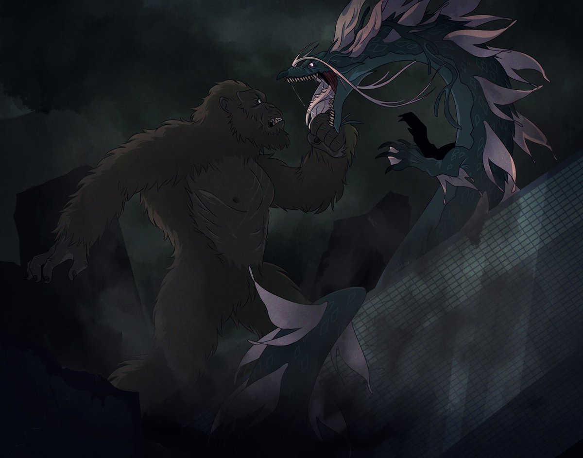 VareshkaNight's tweet image. Tiamat will have more screen time in the game than in the movie...check it 
#MonsterVerse