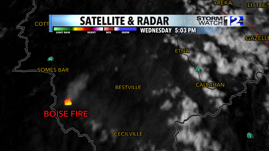matthoffmanwx's tweet photo. The #BoiseFire is picking up in fire activity this afternoon. Fire officials say it's making an active push right now, burning through a brush patch into the China Creek drainage on its eastern edge. It's still within containment lines. https://t.co/4bvttKkZ64
