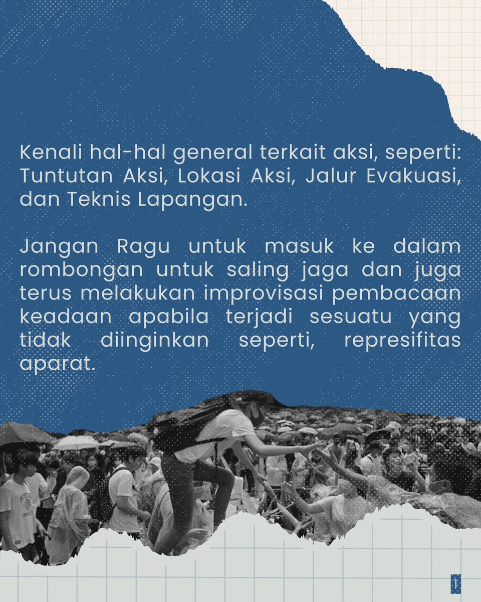 GUSDURians's tweet photo. Demonstrasi merupaka aksi massa yang dijamin oleh konstitusi. Mestinya, aksi-aksi demonstrasi mendapatkan perlindungan dari apart keamanan. Namun praktiknya 'perlindungan keamanan' saja tidak cukup. Kita harus bisa menjaga diri.

Berikut panduan dari @YLBHI 

#KawalPutusanMK https://t.co/xb99W4Dy6h