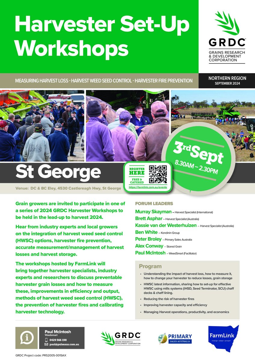 Nitrogen, deep phosphorus &amp; potassium field walk 3 September St George, "Guee" 2:30 pm right after the Harvester setup workshop. Impressive N, P &amp; K responses under wheat. Come along, have a look &amp; chat with <a href="/dr_dirt_oz/">David Lester</a> #RiskWise <a href="/theGRDC/">GRDC</a> <a href="/Paul_WeedSmart/">PaulMacWeedsmart-Pulse</a> @DAFQld <a href="/AndrewErbacher/">Andrew Erbacher</a>
