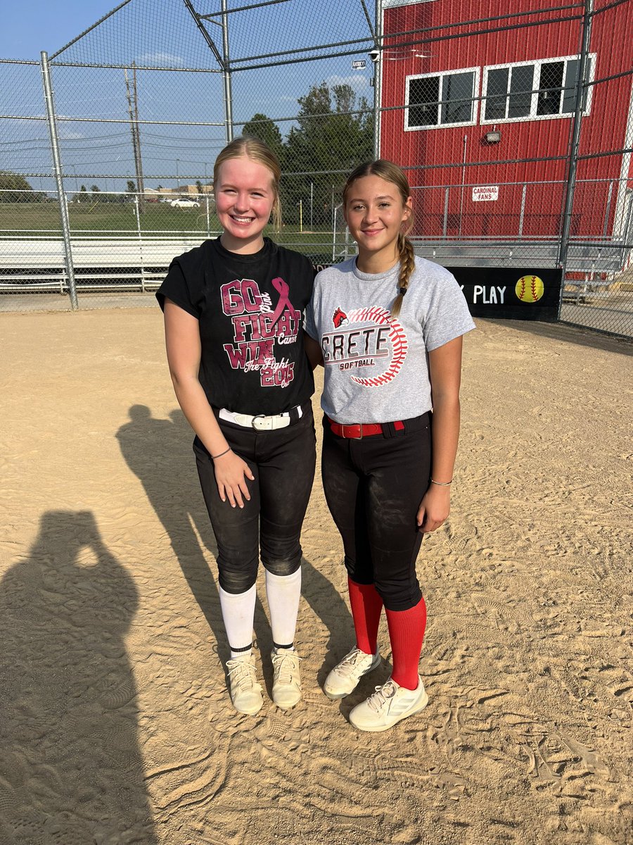 Practice players of the day were Reagan &amp; Khloe!

Reagan had her first day back from injury today. She’s been showing up, helping out where needed, and has given lots of encouragement!

Khloe has been holding herself and others accountable at practice!

#ROLLCARDS
