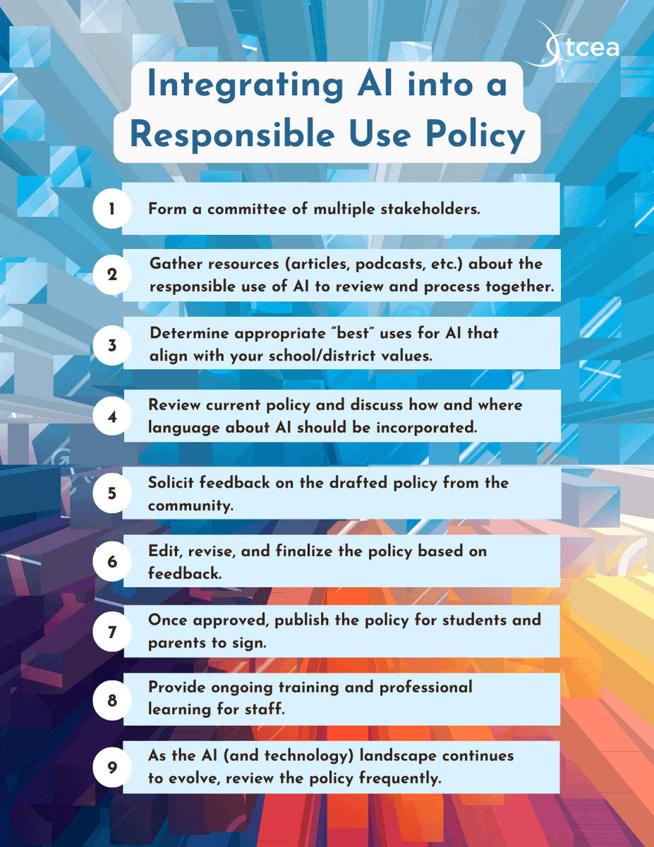 Have you been asked to develop a school AI policy? Check out some resources and a process for integrating AI into your responsible use policy.

sbee.link/ydaqx8vtgf
#aiineducation #edtech #futureready #backtoschool