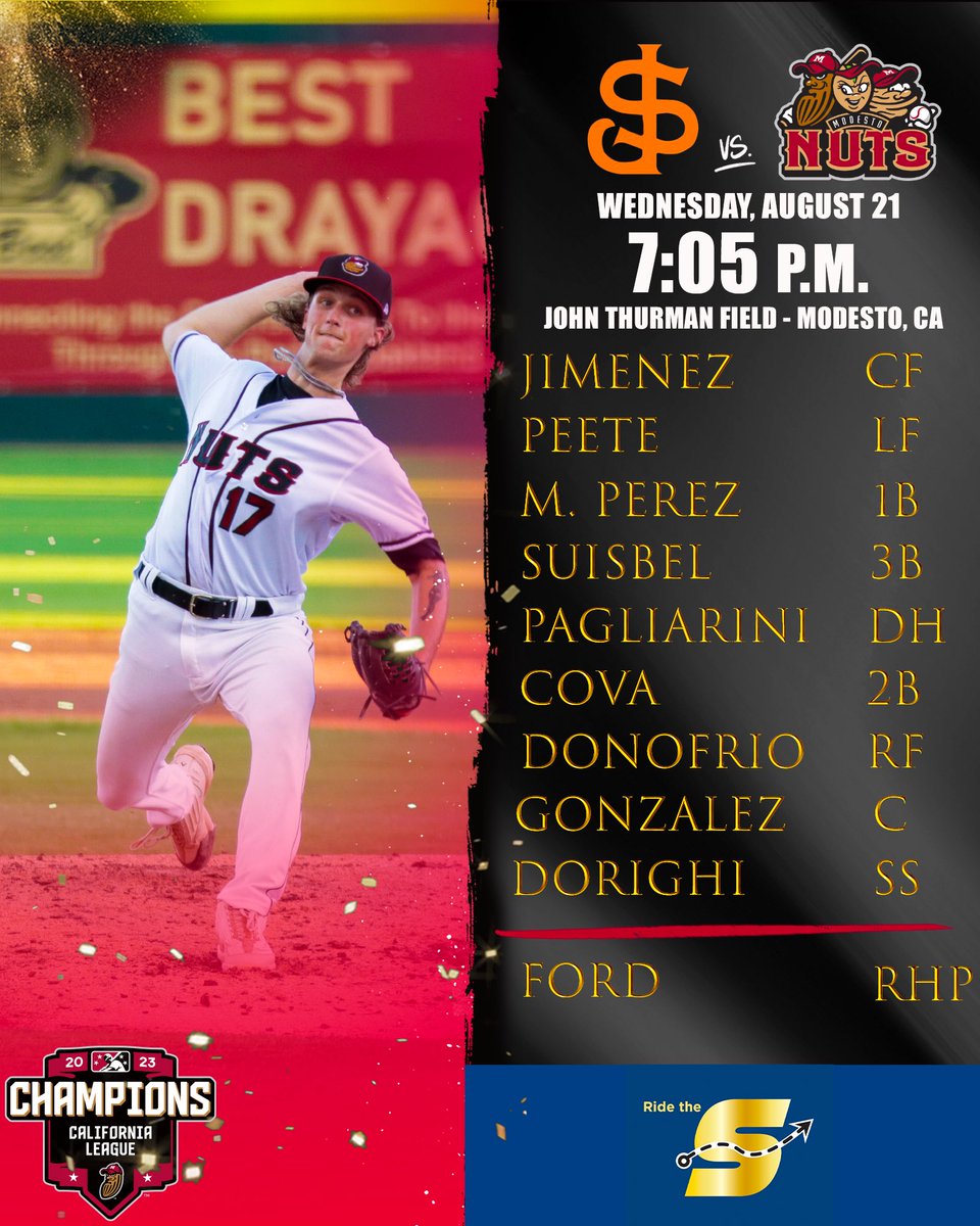 Modesto Nuts (@modestonuts) on Twitter photo Its Less Likes More Love Night presented by Snapchat and we got the Vanilla Missile 🍦🚀 <a href="/Vanilla_Missile/">Walter Ford</a> on the mound tonight! #gonuts Its Less Likes More Love Night presented by Snapchat and we got the Vanilla Missile 🍦🚀 <a href="/Vanilla_Missile/">Walter Ford</a> on the mound tonight! #gonuts