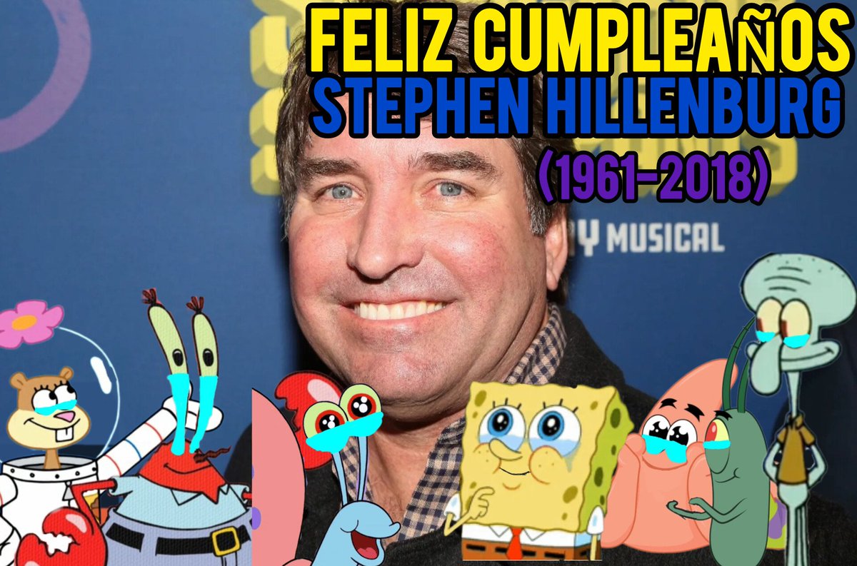 sandraluci38378's tweet photo. Hoy es el cumpleaños de Stephen Hillenburg, y de mi parte hice esta imagen, Espero que les guste. #BobEsponja #SpongebobSquarepants #SpongebobFanart #Fanart #Cartoons #MoviesAndTv #BestCartoon #Characters #Childhood #Legend #Creative #Original #StephenHillenburg #Nickelodeon https://t.co/2utk4PNo7T