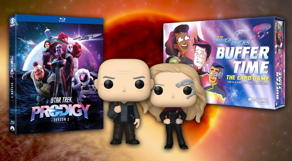 NEW! It's a #StarTrek merch roundup — with #StarTrekProdigy Season 2 Blu-ray details, a new #LowerDecks game and comic series, and Funko POP! figures from #StarTrekPicard!

Learn more: tinyurl.com/trek-merch-aug…