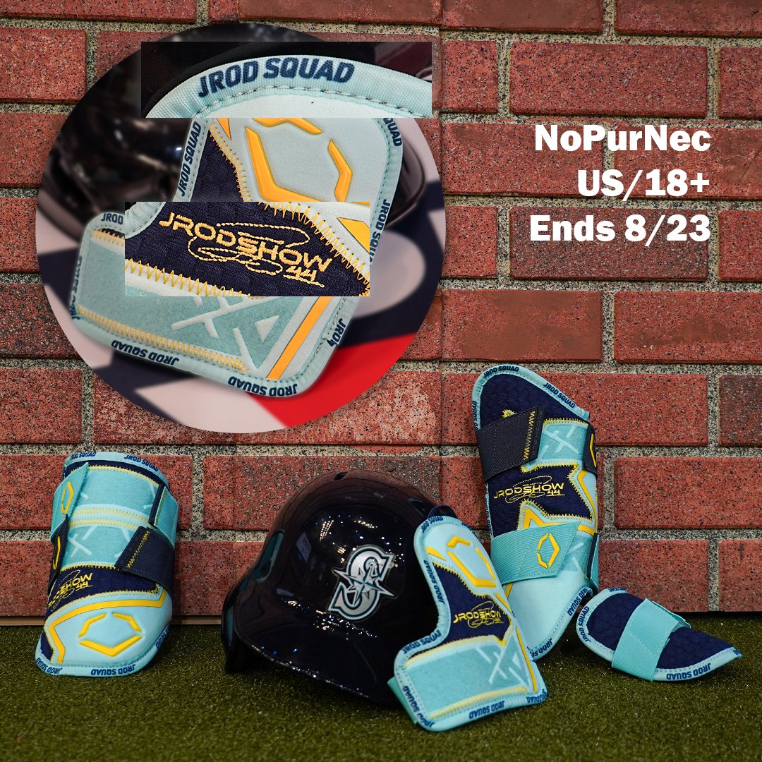 MLBNetwork's tweet photo. Another J-Rod Squad giveaway ‼️

REPOST for a chance at a new in-box J-Rod Squad @EvoShield Double Strap Batter’s Elbow Guard, Batter's Leg Guard AND Batter's Hand 🔥

No purchase necessary. 18+. Ends 8:00pm ET on 8/23. Restrictions apply; Official Rules in Bio. https://t.co/i9L90Rn1Y1