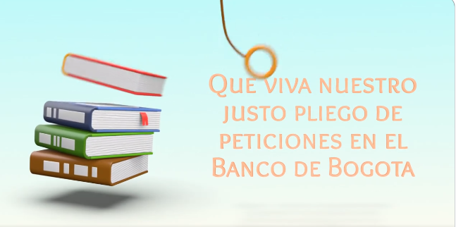 JAIMECORREDORL's tweet photo. #YoApoyoMiPliegoEnBancoBogota ¡Los trabajadores exigimos un justo incremento salarial ! @BancodeBogota @grupoaval @uniamericas @UNIGlobalFin @guimaffeo https://t.co/1IpMqcIfdt