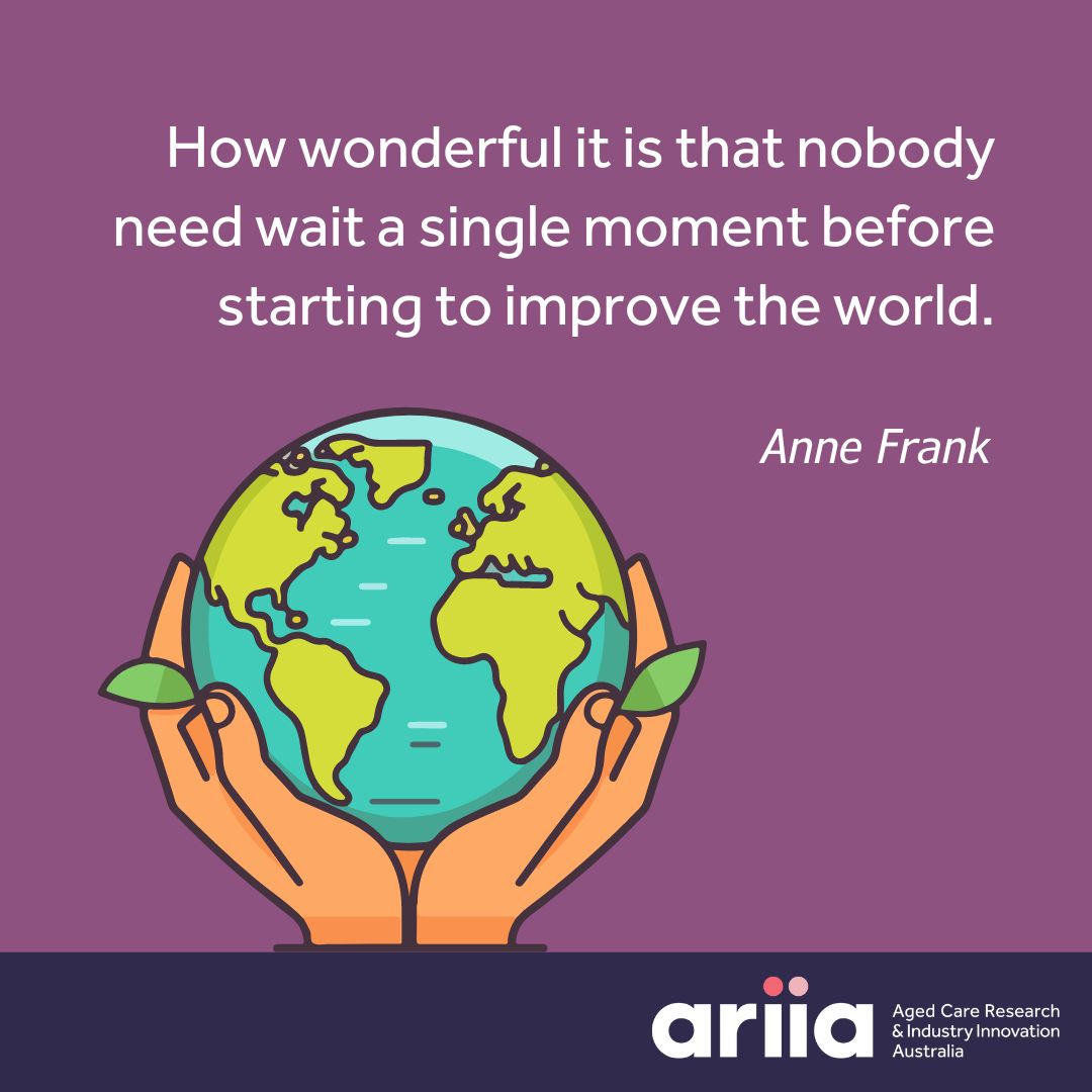 ariia_org's tweet photo. #ThoughtForThursday - How wonderful it is that nobody need wait a single moment before starting to improve the world. - Anne Frank https://t.co/tIPaAlB9pX