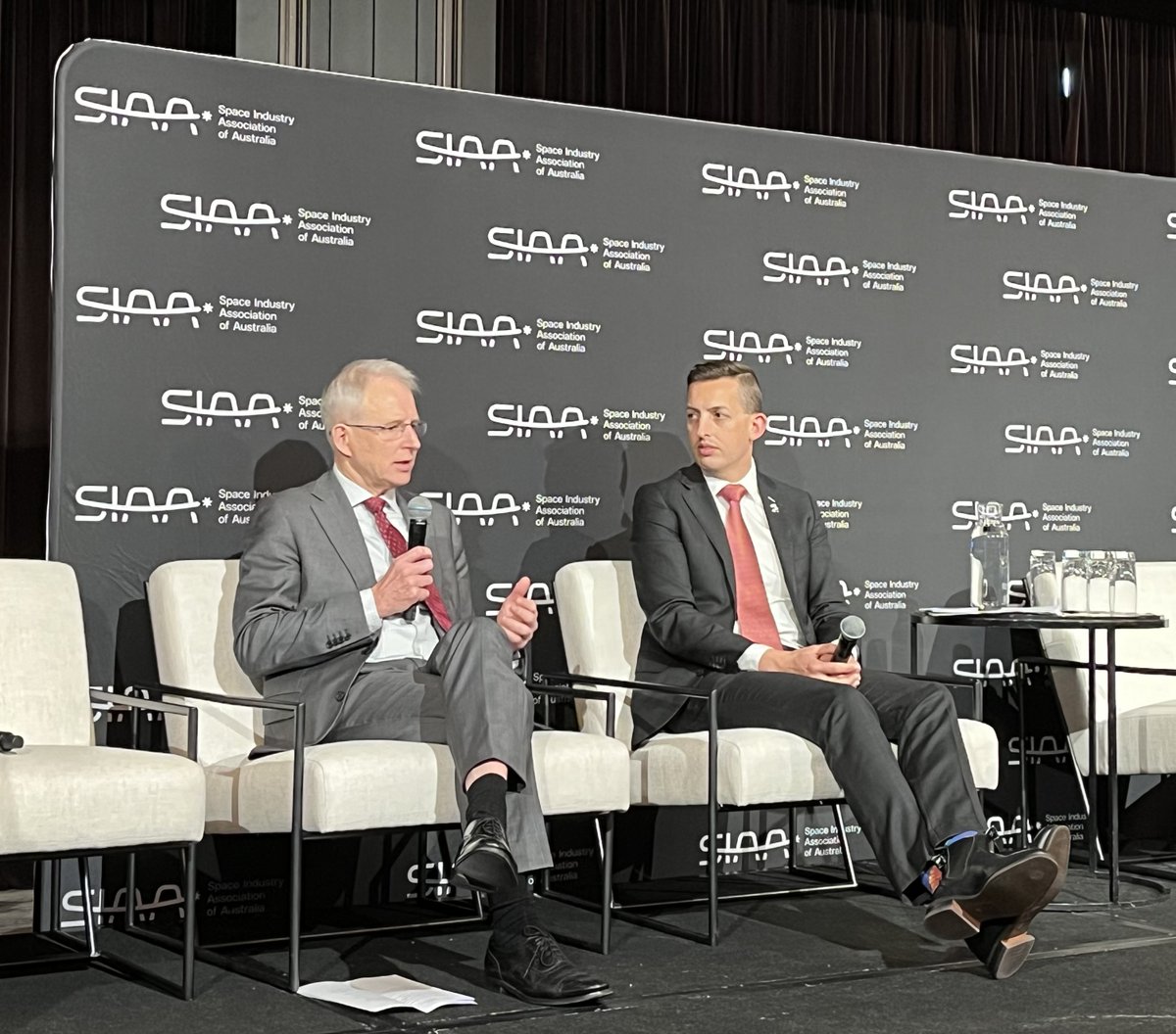 PaulFletcherMP's tweet photo. Delivering a keynote speech at Southern Space 2024, organised by @spaceindustryoz. Australia has several strategic and natural advantages which gives us a competitive edge and I am optimistic that our vibrant space industry will continue to grow and prosper. https://t.co/ROic14eGBf