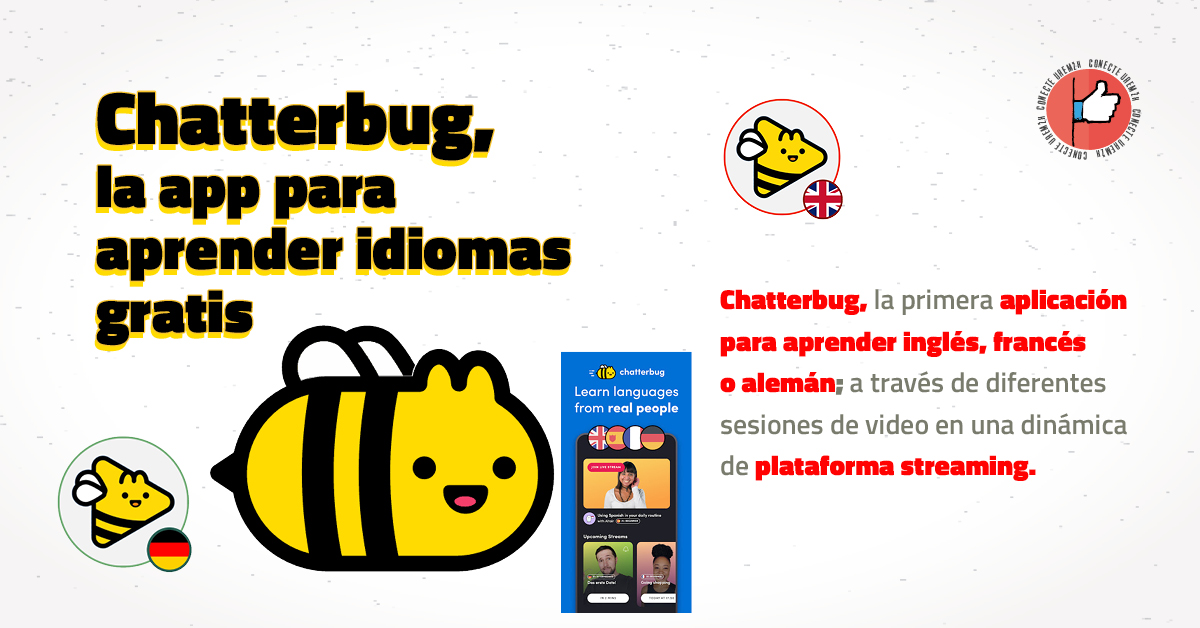 ConecteUAEMex's tweet image. ¿Te interesa aprender algún idioma de manera gratuita? Esta app se basa en un grado de progresión personalizado conecteuaemex.jimdofree.com/edici%C3%B3n-1…
#chatterbug
#app
#idiomas