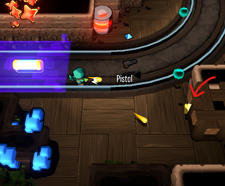 huttyblue's tweet photo. A long overdue optimization, projectiles check the Gridmap contents to see if it does a collision, faster than physics checks, but still unneeded calls into Godot's API

I'm moving that to a C# array. Here the collision is from the array instead of the Gridmap. #godot #gamedev https://t.co/306vAfXAje
