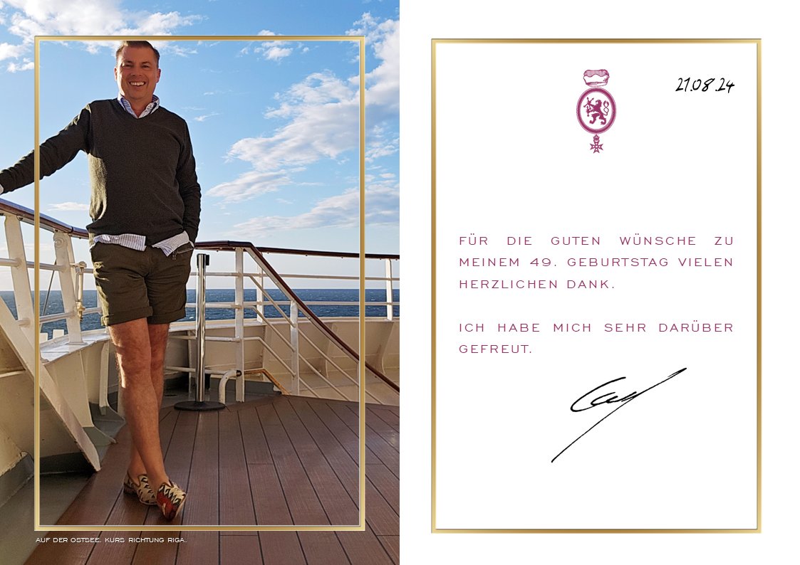 Vielen herzlichen Dank für die vielen guten Wünsche. Ich habe mich  sehr darüber gefreut. /c