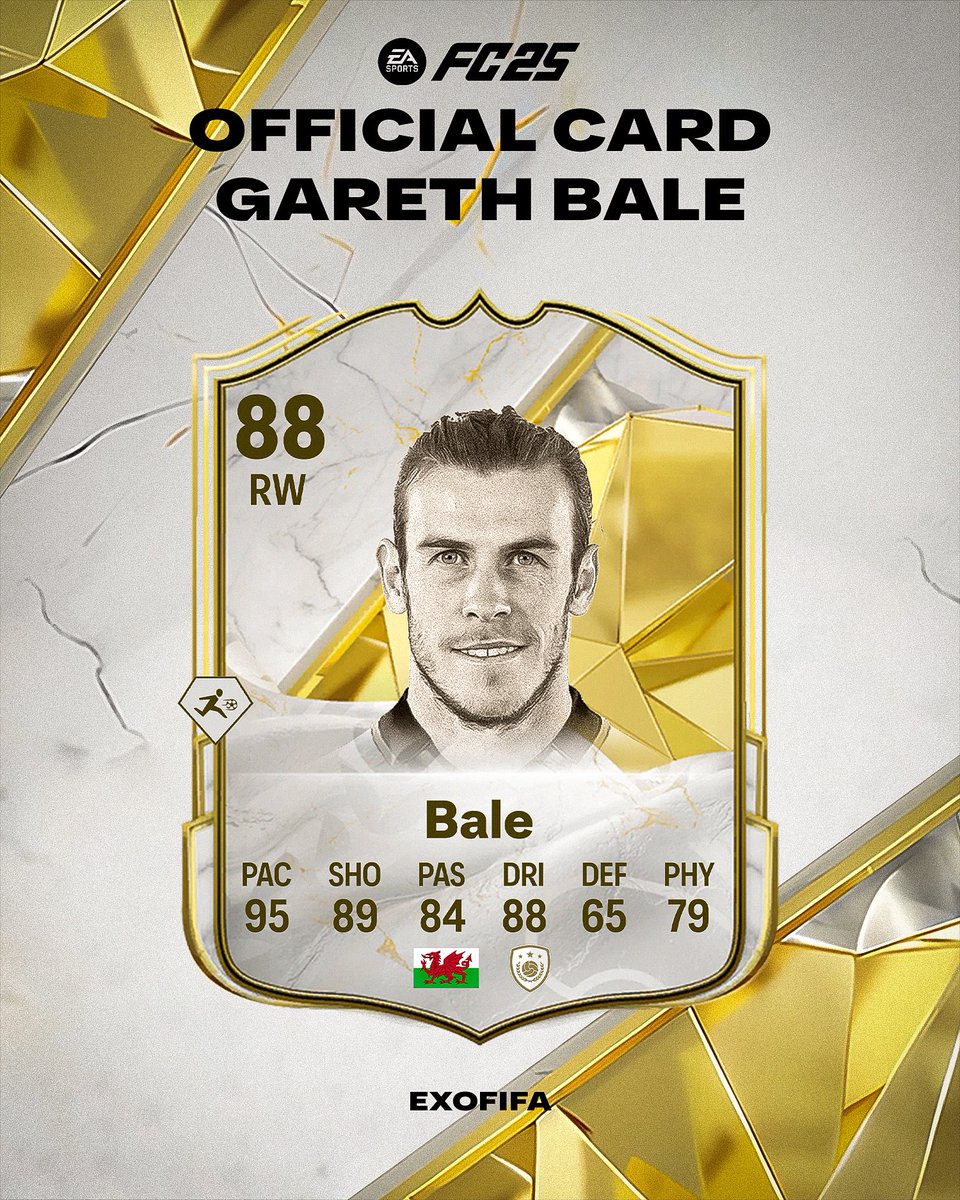 Platinside's tweet photo. 🚨 Carte OFFICIELLE pour Gareth Bale🏴󠁧󠁢󠁷󠁬󠁳󠁿 sur FC25 ! ✅

(@exofifa_) https://t.co/VuuqQIpHgw