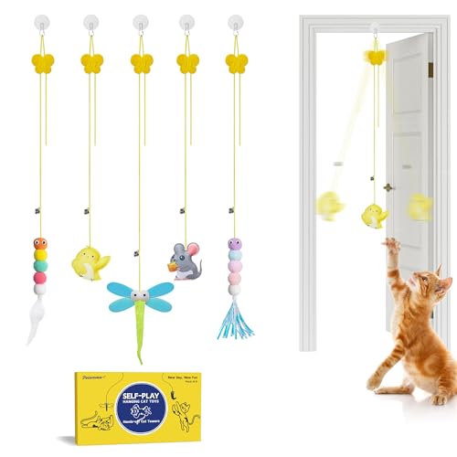 ShopTheMOAT's tweet photo. I just received Potaroma Interactive Cat Feather Toys 5 Pcs, Cat Teaser Retractable, Hanging Cat Toys Indoor Kitten Play Chase Exercise, Mental Physical Stimulation for A from planetkenya via Throne. Thank you so much! https://t.co/MXfL9uCbMr #Wishlist #Throne https://t.co/UoRO6r2Vrg