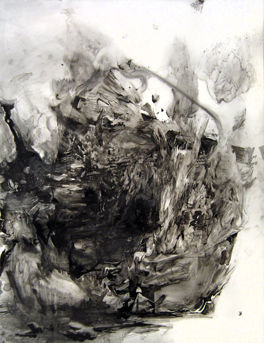 Concept art of the first boss head for <a href="/LevelsandBosses/">Camoflux: Levels & Bosses</a> 
#wishlistwednesday
#drawing #conceptart #ink #graphite #indiedev #indiegames #gamedev