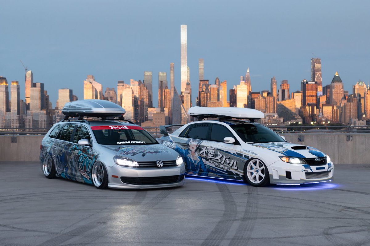 アメリカでホロライブの痛車が集まった件。

ニューヨークの夜景はやっぱし綺麗すぎる〜

ジェッタ: <a href="/cxdi13/">cxdi</a>
スバル: <a href="/justinbiz88/">Justin</a> 
ロードスター: アカ無し