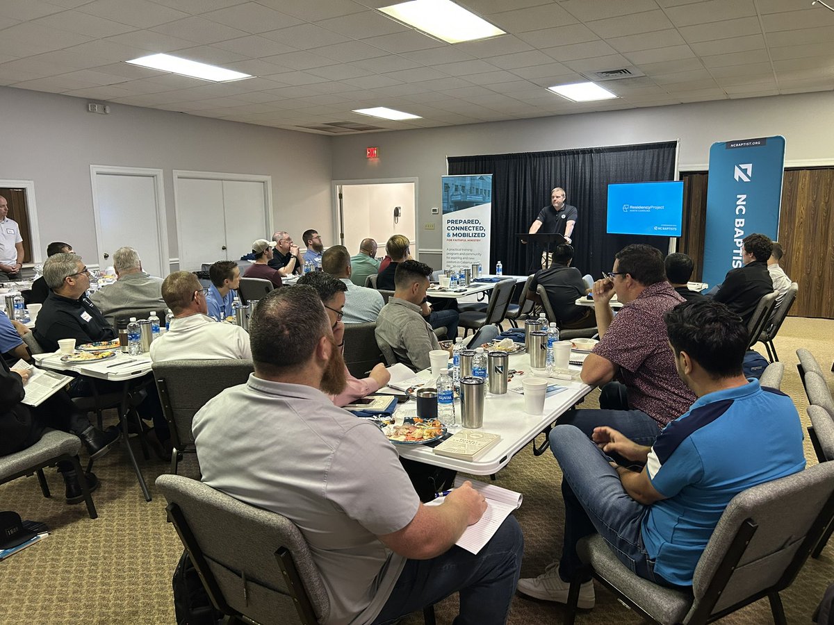 Encouraging morning with <a href="/ncbaptist/">NC Baptists</a> pastors! Thankful to see @residencypro_nc this launch in Cabarrus/Rowan. #ncbaptist
#onmissiontogether