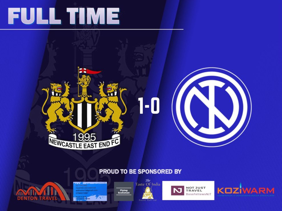 Newcastle East End Seniors (@neesfc) on Twitter photo ๐ต FULL TIME ๐ต
Smash and grab from the lads as we dug in and took our chance well.
Top defensive performance and unbelievable goalkeeping from <a href="/Danjcharlton23/">Dan charlton</a> saw us run out with 3 points and another clean sheet.
Thank you to our opponents and to the officials.
#UTE ๐ต FULL TIME ๐ต
Smash and grab from the lads as we dug in and took our chance well.
Top defensive performance and unbelievable goalkeeping from <a href="/Danjcharlton23/">Dan charlton</a> saw us run out with 3 points and another clean sheet.
Thank you to our opponents and to the officials.
#UTE