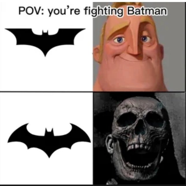 DailyArkhamMeme's tweet photo. Fighting other versions of Batman:☺️

Fighting Arkham Batman: 💀 https://t.co/TUu82QfFvu